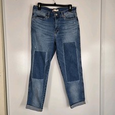 Signature By Levi Strauss Women's Mid-Rise Boyfriend Jeans Woman's Size 6 Casual