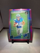 2025 Panini Donruss - Rated Rookie Isaac Teslaa #338 Optic Preview Pink Prizm