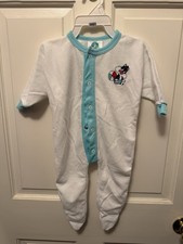 Vintage Late 90 s Baby Looney Tunes Size Large Sleeper Embroidered