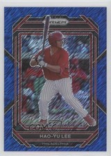 2023 Panini Prizm Blue Shimmer Prizm 7/7 Hao-Yu Lee #44 10vb