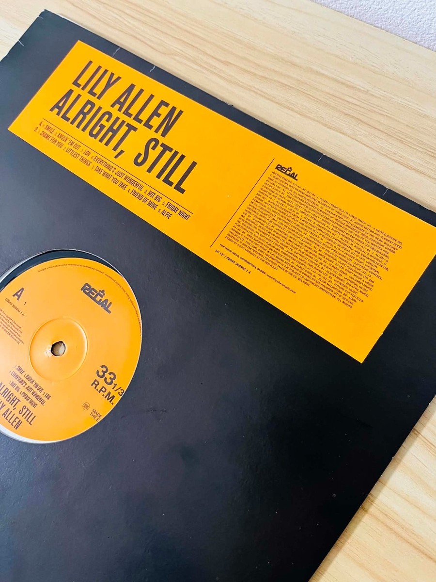 LILY ALLEN / ALRIGHT, STILL 2006 EU ORIGINAL LP Regal Records