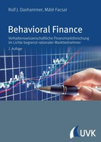 Rolf J. Daxhammer (U. A.) | Behavioral Finance | Buch | Deutsch (2017) | Uvk