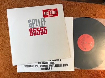 Spliff  85555 reissue lp 1982 NDW SYNTH germany album electro post punk new wave