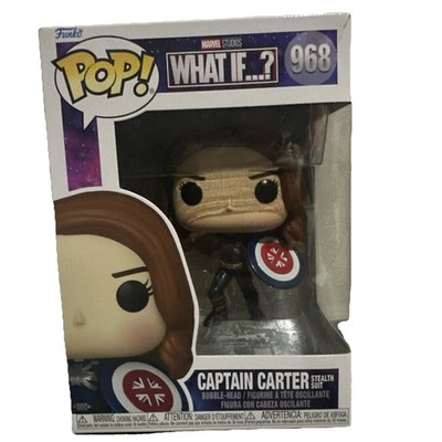 Funko Pop! What If...? - Captain Carter Stealth Suit Bobblehead figur