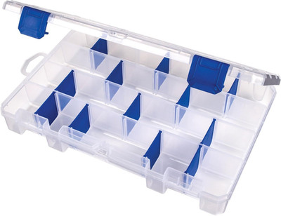 Flambeau Outdoors 4007 Tuff Tainer Fishing Tackle Box with 7.25'', Clear