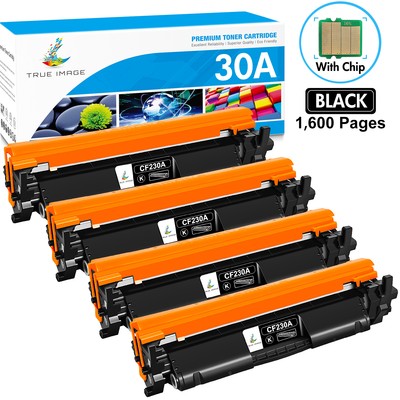 4-Pack CF230A Toner Cartridge replacement for HP LaserJet MFP M227fdn M227sdn