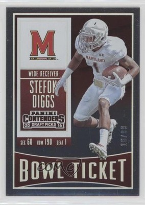 2016 Panini Contenders Draft Picks Bowl Ticket 16/99 Stefon Diggs #86 1j2
