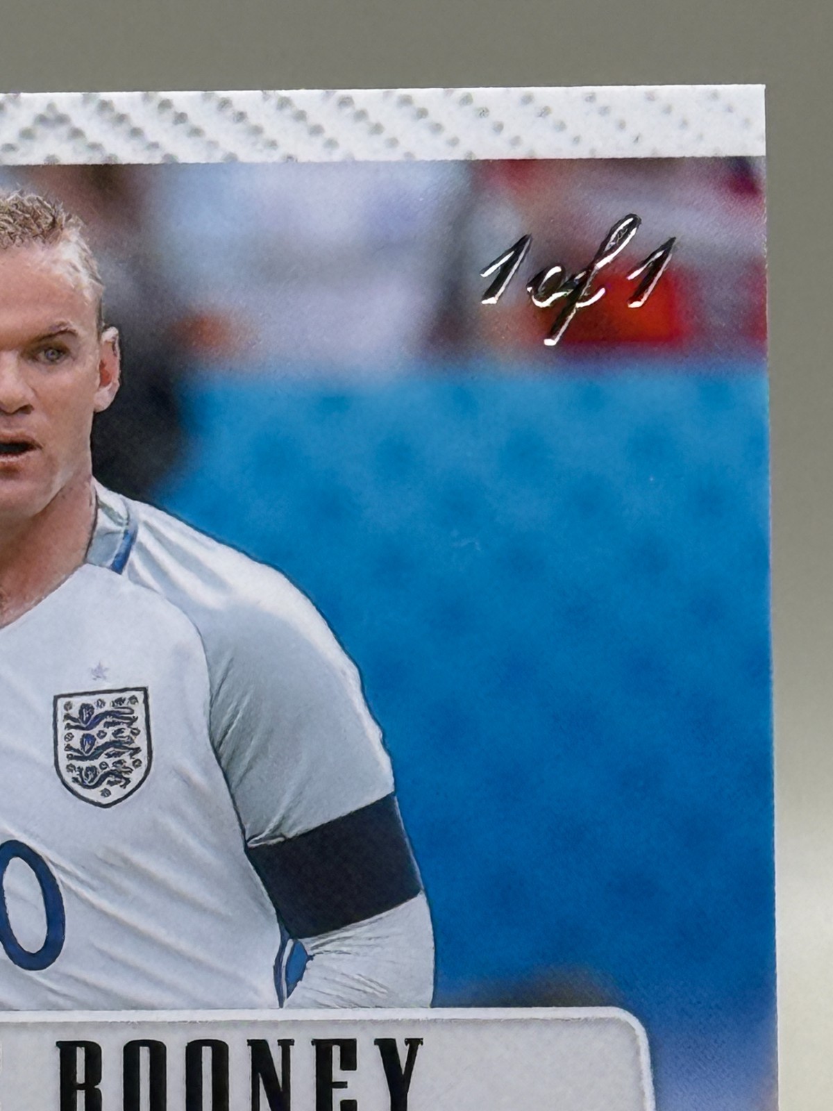 2026 Prizm FIFA World Cup - Wayne Rooney Throwback Auto Black 1/1 view 3