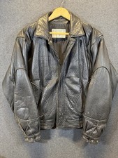 Expedition by Robert Comstock Jacket Mens 40 Brown Leather Bomber Thermolite