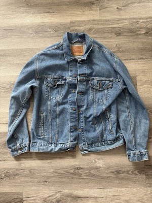 Men s Vintage Levi s Denim Trucker Jacket 70507-0389 sz XL