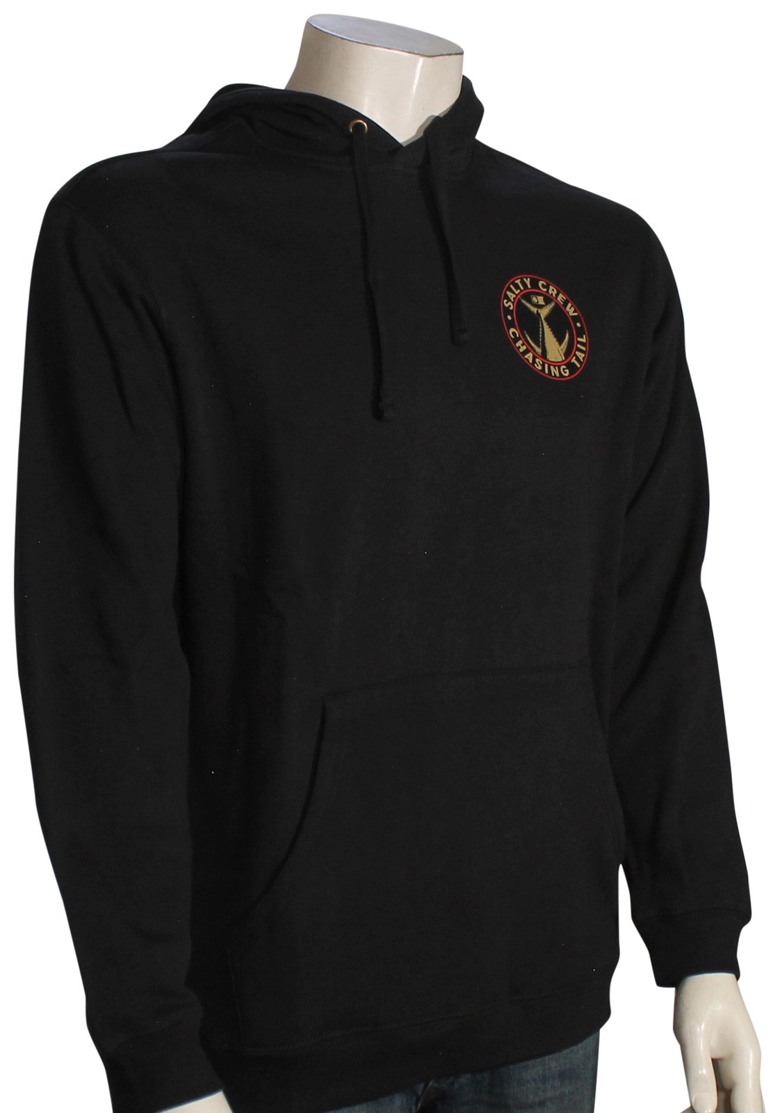 Флисовый пуловер с капюшоном Salty Crew Tailgate - Черный - Новинка 12290₽