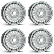 4 Alcar Stahlfelgen 6.5Jx16 Zoll ET45 5x114.3 für Honda Civic 4er Satz
