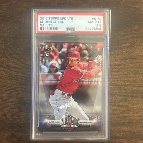 2018 Topps Salute Shohei Ohtani RC PSA 8.5 Los Angeles Angels