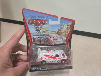 DISNEY PIXAR CARS 2 SHU TODOROKI #22 SEALED RARE- READ AD