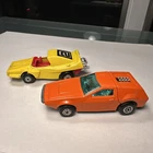 Vintage Lesney Matchbox No.58 WOOSH-N-PUSH 1972 Car+ Matchbox No. 53 Tanzara