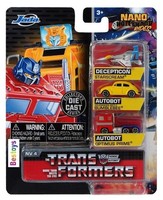Jada Transformers G1 - 3 Veichle Set Die Cast Nano Hollywood Rides
