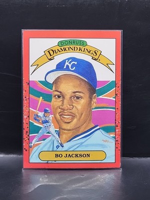 Donruss 1989 Diamond Kings Bo Jackson #1 Kansas City Royals MLB Baseball Card