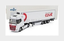 ELIGOR 118541 DAF - XG TRUCK SEMI-FRIGO COUE TRANSPORTS 2021 - WHITE RED - 1/43