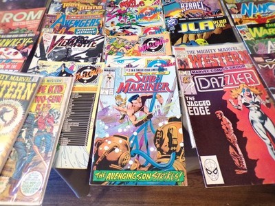 huge lot of comic books that i know nothing about estate sale find 