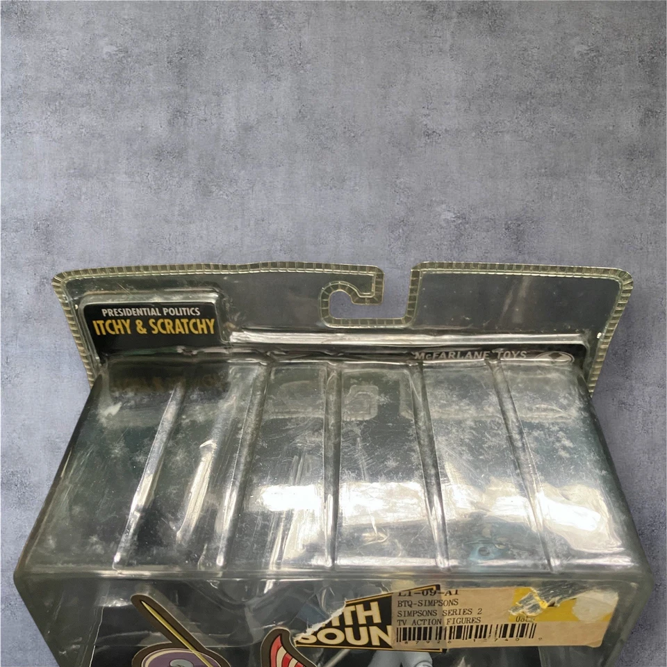 Boneco de política presidencial Simpsons filme coceira e arranhado McFarlane Toys novo com etiquetas - Imagem 2 de 4