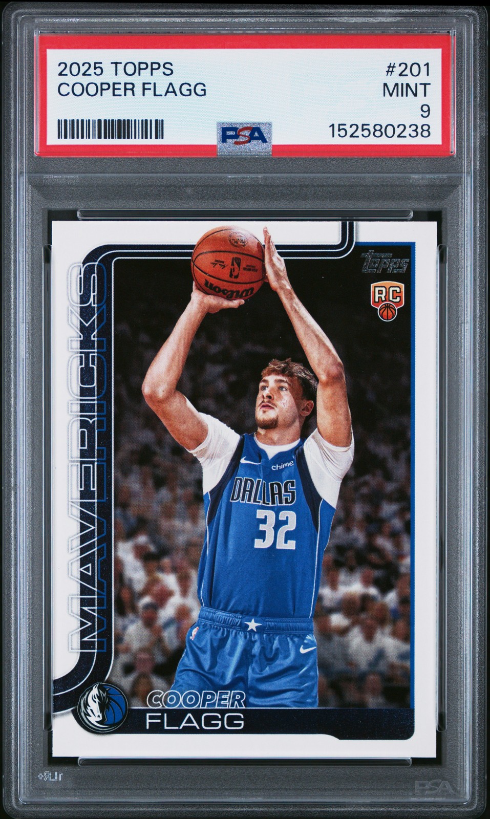2025 TOPPS #201 COOPER FLAGG PSA 9