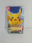 Pokemon Let's Go Pikachu - Nintendo Switch Game CIB Complete Tested Working