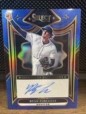 2025 Select Baseball Ryan Forcucci RC Select Signatures Auto Blue Prizm /49. JB
