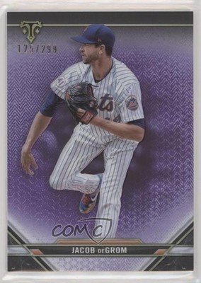 2021 Topps Triple Threads Amethyst 125/299 Jacob deGrom #70 uk2