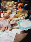 Cabbage Patch Dolls Vintage (Assorted Set of 7) accessories and cert INCL