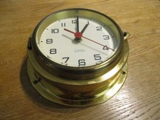 Gro&szlig;e &auml;ltere Schiffsuhr Philips H.F. Quartz 18,3 cm