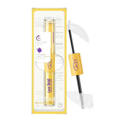 Lash Bond and Seal Waterproof, Lash Cluster Glue Strong Hold for 72H+, White Eye