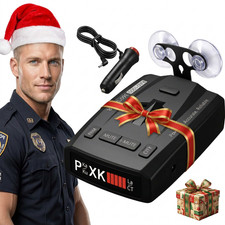 Premium Long-Range Radar  Laser  Detector for Cars, Detection Up to 1,100 Yard