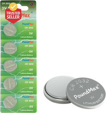 CR2032 Lithium Coin Cell Battery, Compatible with Airtag, 3V Long-Lasting Reliab