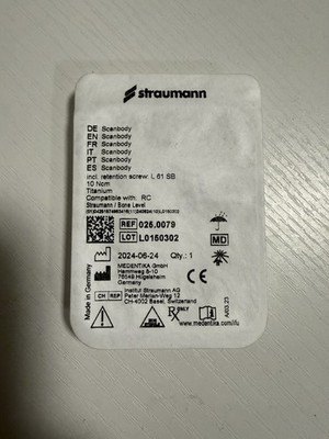 Straumann RC Scan Body Titanium REF 025.0079 Brand New In Box Never Opened