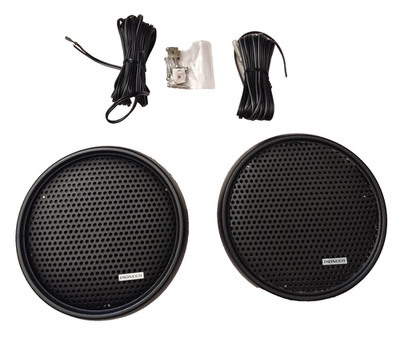 Vintage 1975 Pioneer P-16L Round Flush Mount Stereo Car Speakers Wire Booklet