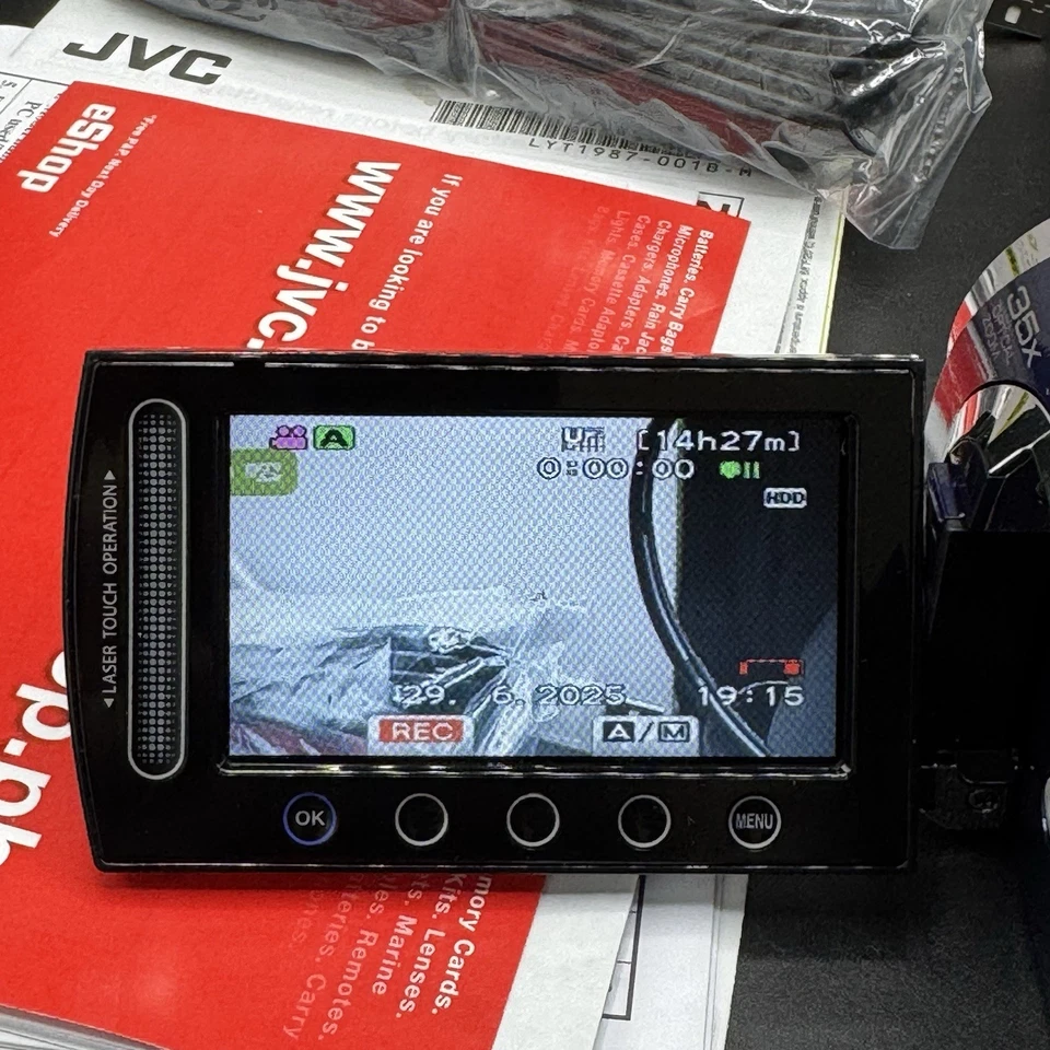 JVC EVERIO GZ-MG630 CAMCORDER 60GB HDD HARD DRIVE DIGITAL VIDEO CAMERA blue - Image 4 of 4