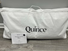 NWT Quince White Duck Down Premium Pillow King Medium 144 MSRP