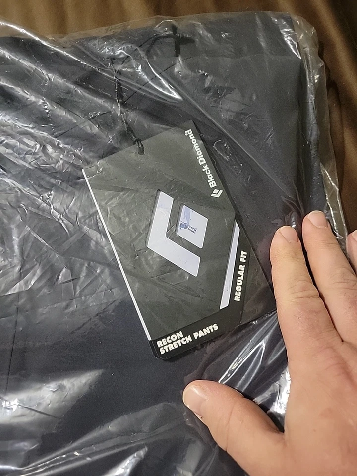 Pantalones elásticos Dimond negros para hombre talla XL carbono nuevos con etiquetas Foto 3 de 3