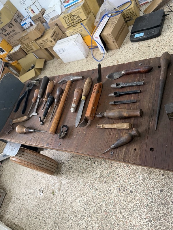 21 Pc Leather Working Tools Lot #2
