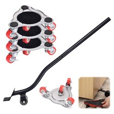 Furniture Transport Wheels Set, Furniture Transport Roller 360 Degree Swivel Wheels, Durable...
