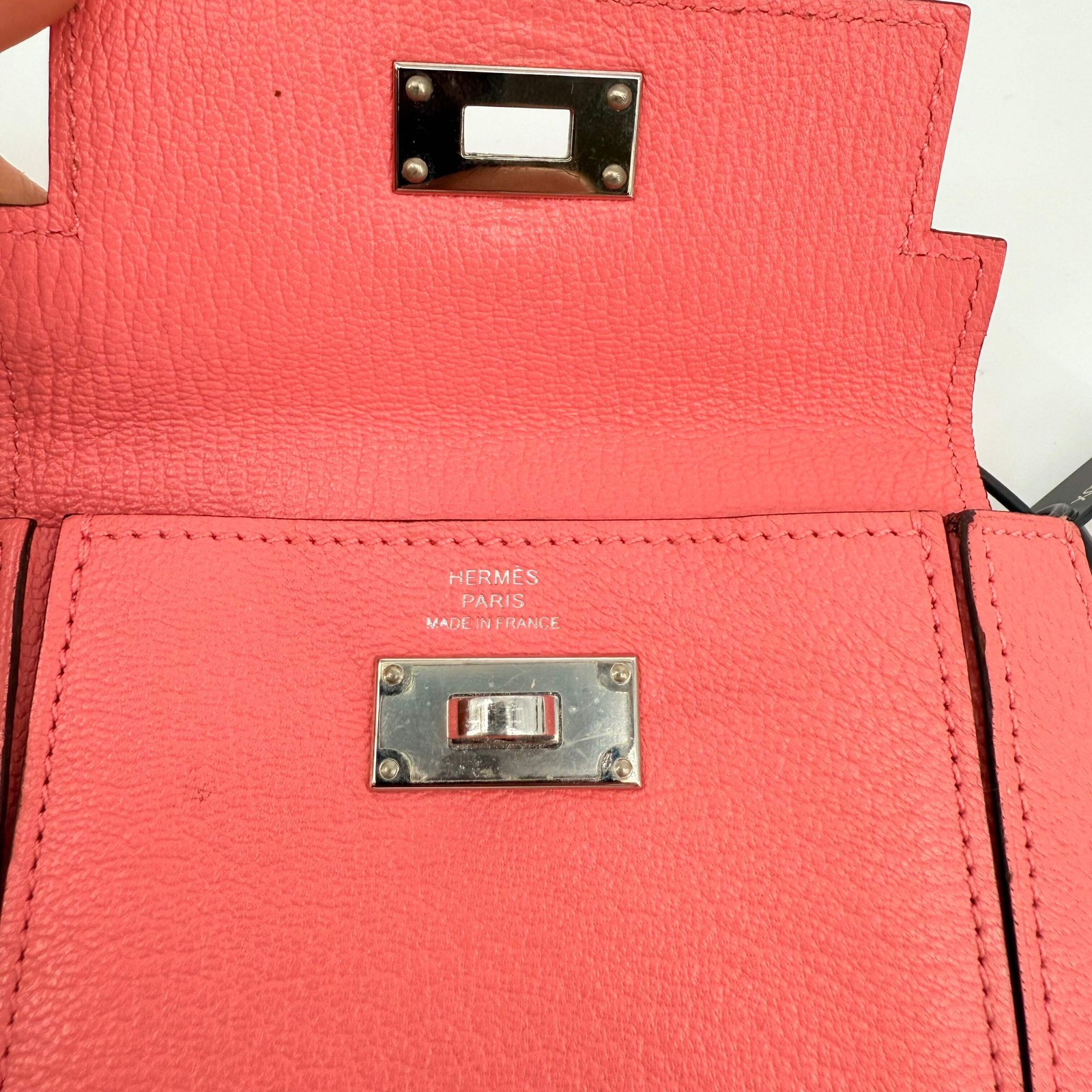 Hermès Kelly Pocket Compact Wallet in Chevre Mysore leather image 7