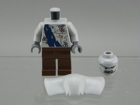 Genuine Vintage Lego Pirates Of The Caribbean Maccus Minifigure Black Pearl 4184