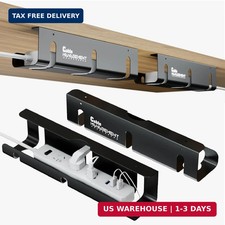 Under Desk Cable Management Tray 2-Pack 16" Cable Organizer