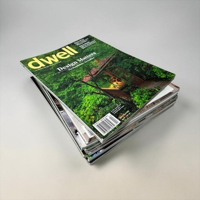 10 Lot of DWELL Magazines Home Lifestyle-Architecture, Interior Design-2017-2022