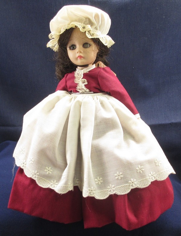 VINTAGE MADAME ALEXANDER 12" DOLL "MARME" LITTLE WOMEN SERIES TAG+STAND