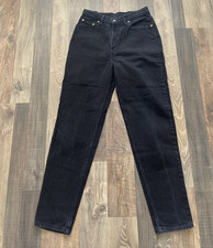 Levi's 512 Jeans size 13 M Slim Fit Tapered Leg Black Made in Canada W29 L31