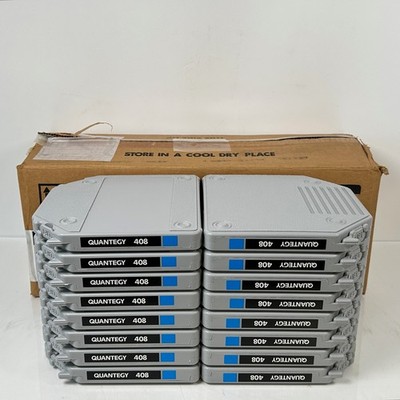 (New Old Stock) Quantegy / Ampex 408 Tapes 7'' x 1/4'' x 1200' Reel (Box of 16)