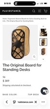 Anti Fatigue Balance Board FluidStance 360 Wood Rocker