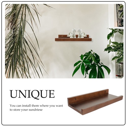 Ledge Floating Shelves for Bedroom Rustic Shelf Shelving Wall Mounted - Picture 5 of 12