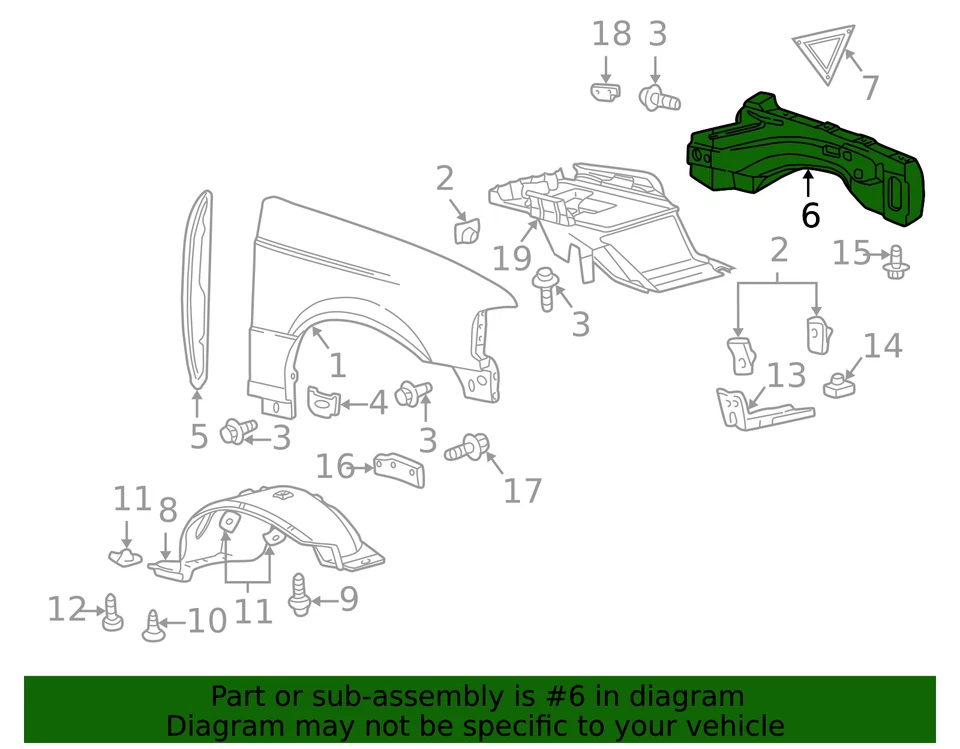 Riel superior genuino Mazda 1F00-54-210 Foto 2 de 2
